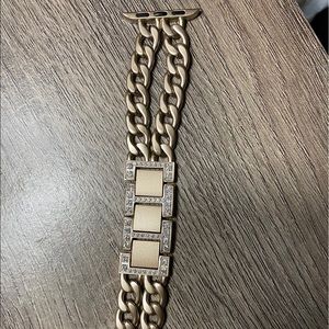 gold tone Apple Watch band